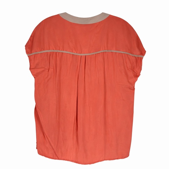 BL_NK for Anthropologie coral Embroidered Blouse - Picture 2 of 2